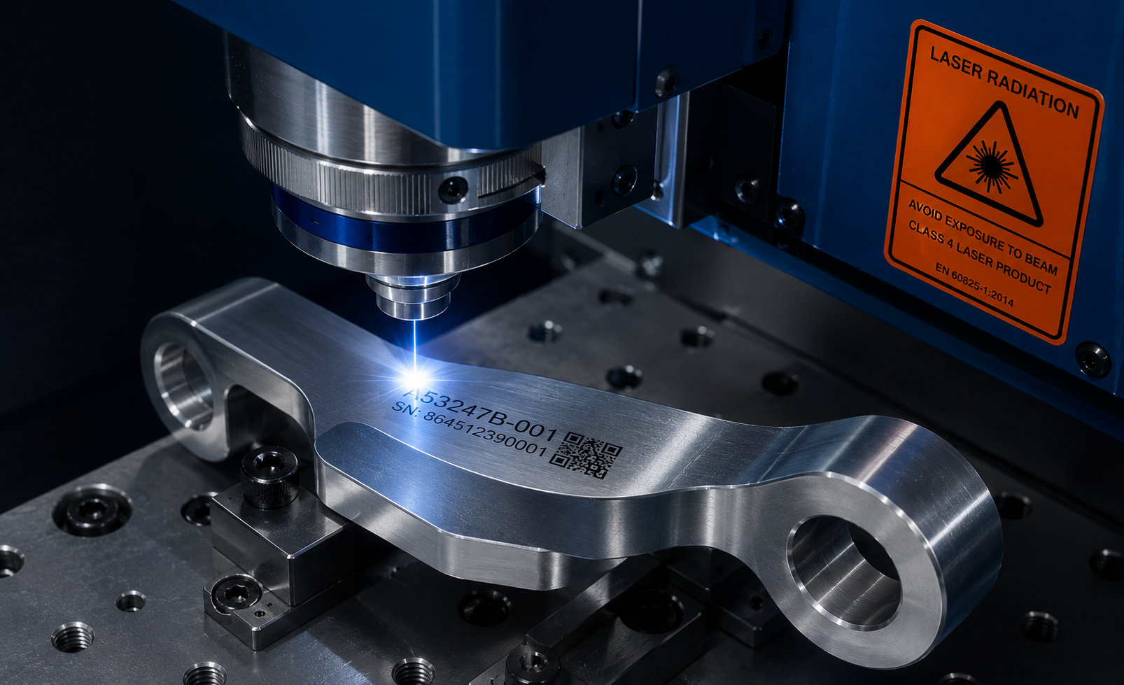 Marquage laser fibre